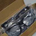 Eyekepper 5-pack Oversized Reading Glasses Square Large Frame Readers for Men and Women - 3 Black and 2 Blue +1.00