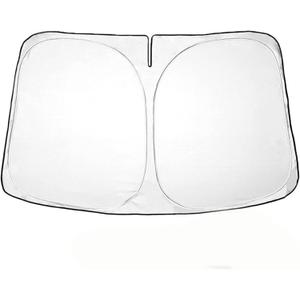 2026 Windshield Sun Shade for Tesla Model Y & Model 3 Lightweight Easy Foldable Car Windshield Sunshade - Sunlight and Dashboard Protection Accessories