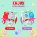 30 Pack Easter Ring Candy Individually Wrapped Holiday Themed Bunny & Egg Lollipops Strawberry, Tutti Frutti Delicious Flavors Bulk Suckers Great Use, For Kids, Party Favor, Classrooms Partys, Goodie Bags, Baskets (EXP 01/20/28)