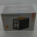 Toastmaster 2-Slice Cool Touch Toaster, black with stainless accent