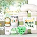 Self Care Gifts for Women, Get Well Soon Care Package for Women w/Blanket, Relaxing Spa Baskets Birthday Gifts for Mom Her Sister Best Friend Wife Girlfriend (White)