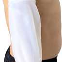 PICC Line Shower Cover Waterproof Elbow Dressing & PICC Line Protector for Showering, Medical Silicone Arm Sleeve to Keep IV Lines & PICC Lines Dry, Attached with 2 Cotton Arm Liners (S (8.5"-10.2"))
