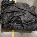 Black Waterproof Cover with Some Straps for Outdoor Use XXXXXL Size 28'L x 11'W