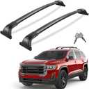 Tuyoung 300lbs All Aluminum Cross Bars Roof Racks Compatible with GMC Acadia 2017 2018 2019 2020 2021 2022 2023, Lockable Heavy Duty Roof Rails Crossbars Luggage Cargo Carrier Rooftop SUV Accessories