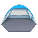 Gorich Beach Tent Sun Shelter for 3/4-5/6-7/8-10 Person with UPF 50＋ UV Protection, Lightweight & Easy Setup Beach Shade Canopy, Portable Beach Shade Tent Beach Cabana