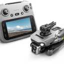 5G GPS Drone with 4.5" Touchscreen Remote & Cargo Release - 2K Brushless Motor Quadcopter for Adults (20min Flight/Night Lights) | Foldable FPV RC Aircraft with Obstacle Avoidance