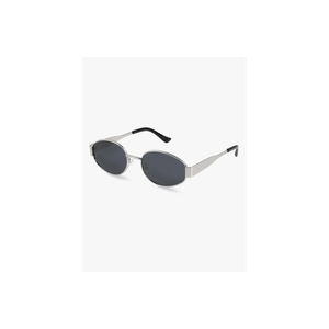 livho Retro Polarized Sunglasses - UV400 Protection, Oval Shape, Metal Frames - Matching Soft Case Inlcuded
Color: Grey/Silver