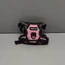 rabbitgoo Dog Harness No Pull with 2 Leash Clips, Adjustable Soft Padded, Reflective Oxford No Choke Pet Vest with Easy Control Handle for Puppy, Pink, XS