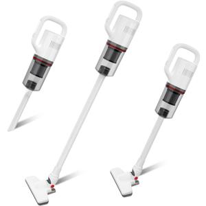 KEROMEE Cordless Vacuum Cleaner, Handheld Stick Small Lightweight Vacuum for Home Pet Hair Hardwood Floor Cat Litter Area Rug Cleaning