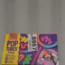 Nutty Toys Pop Tubes - Large 4-Pack Sensory Toys - Creative STEM Learning for Kids & Toddlers - Connect & Pop! Top ADHD Autism Fidget 2026, Best Boy & Girl Valentines Day and Easter Basket Gifts Idea