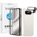 OMOTON 3+2 Pack for Google Pixel 10 Pro Screen Protector 6.3 inch, 3 Pack Tempered Glass Screen Protector&2 Pack Camera Lens Protector with Alignment Framework, Case Friendly(Not for 10/10 Pro XL), Missing One Screen Protector