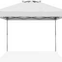 E-Z UP Patriot ONE-UP Technology Vented Shelter, 10' x 10', White (EXP 08/19/26)