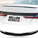 Gloss Black Trunk Spoiler Fits 2025-2026 Toyota Camry | OE Style LE SE XLE XSE Hybrid ABS plastic, gloss painted UV-resistant coat adhesive tape no drilling