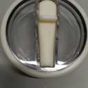 2 Pack Leakproof Lid Replacement 40 oz for Stanley Cup Accessories, Flip Straw Tumbler Leak Proof Lids for Stanley Quencher H2.0, Dust-Proof Straw Cover for stanley cups 40oz (Beige, Beige)