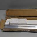 EaseLife 4FT/48in Sliding Pocket Door Hardware Kit,Commercial Grade,Aluminum Box Rail Kit,Slide Smoothly Quietly,Easy Install,No Door (44.5in Track Kit for 23"~24" Wide Single Door)