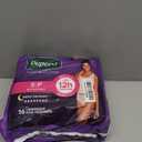 Depend Night Defense Adult Diapers, Incontinence & Postpartum Bladder Leak Underwear for Women, Disposable, Overnight, Small, Blush, 16 Count 