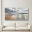 Acocifi Beach Canvas Wall Art 40"x20" | HD Print, impression style, waterproof, non-fading, artwork for office bedroom home decor, easy to hang