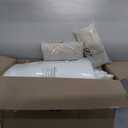 Outdoor Deep Seat Patio Cushions Set of 2, 24 x 24 Outdoor Cushions Waterproof & Fade Resistant Patio Furniture Replacment Cushions with Removable Cover (Beige)