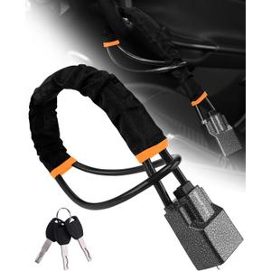 Tevlaphee Steering Wheel Lock Seat Belt Lock Universal Anti Theft Car Device Car Lock Car Theft Prevention with 3 Keys for Car Security Fit Most Vehicles Truck SUV Van(Black)