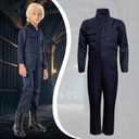 Kids Killer Costume Jumpsuit Scary Halloween Costumes for Kids (Blue, XL)