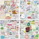 300 PCS Inspirational Stickers for Adults, Scrapbook Vision Board Supplies Motivational Stickers for Water Bottles Laptop, Positive Mental Health Quote Vinyl Stickers for Teens Kids Teachers Students