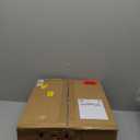 SWTYMIKI Kitchen Island Cart on Wheels  28.35x14.57in Rolling Kitchen Table Cart with Storage Shelves, 6 Removable Hooks& Locking Casters, Coffee Bar Cabinet for Dining Room Pantry Office, White