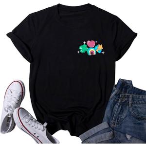 St Patricks Day Shirt Women One Lucky Teacher St. Patrick's Day Shirts for Women School Teach Shirt, Size 2XL