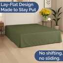 Pleated Bed Skirt King Size - 3 Sided Pleated Bed Skirt King - Ultra-Soft, Easy Fit with 12 Inch Tailored Drop - Hotel Quality, Wrinkle & Fade Resistant - for Women, Men, Kids and Teens - Sage Green