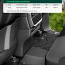 YHTAUTO Automotive Floor Mats & Cargo Mat Compatible with Jeep Grand Cherokee WL 2022-2025 (5 Seats Non L/WK), TPE Floor Liners All-Weather Protection Custom Fit, 1st & 2nd Row & Trunk Mat, Set of 4