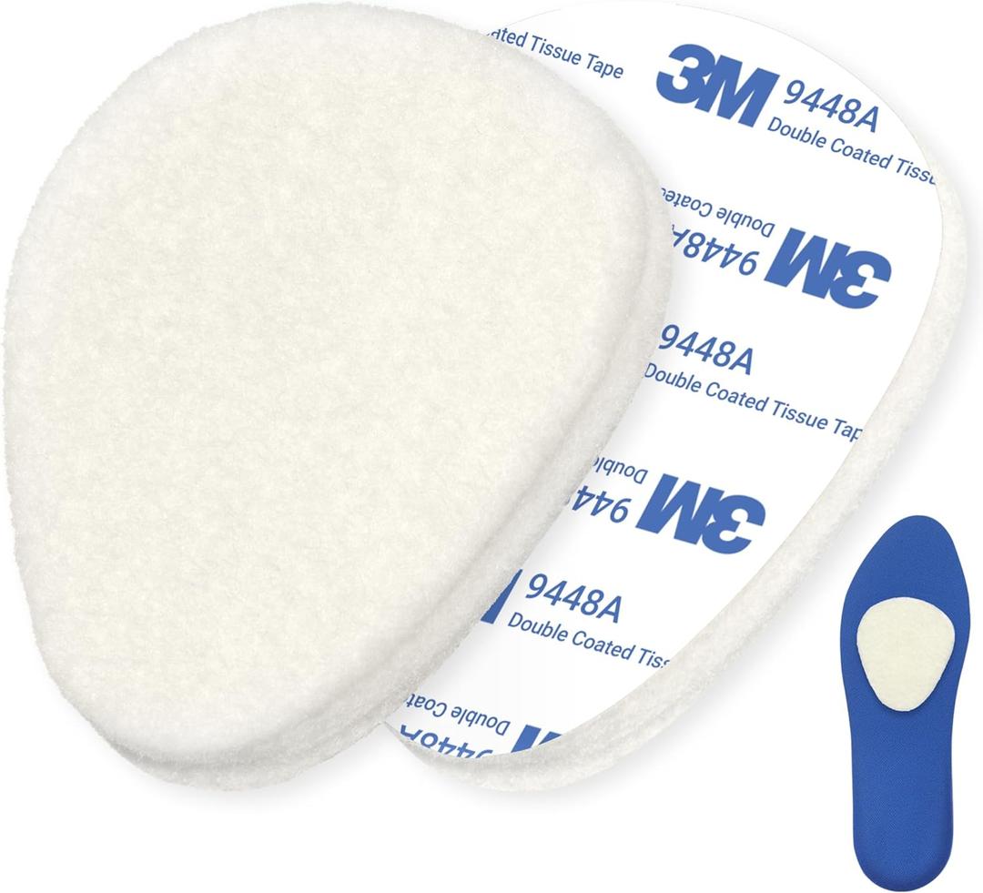 12-Pack Metatarsal Foot Pads for Pain Relief - 1/4 Thick, Ball of Foot Cushions for Women and Men, Forefoot and Sole Support, Metatarsalgia Mortons Neuroma. Metatarsal Pads Ball of Foot Cushions.
