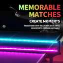 2 x LED Ping Pong Net Light, Colorful Table Tennis Net Light with Remote Controlled for Enhanced Fun in Games, Ideal Gift for Ping Pong Players (Net Not Included)