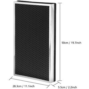 4 Pack 112 Replacement Filter compatible with 112 V2.0 Air Purifier, 3-IN-1 Fi lter Made of Pre-Filter, True HEPA and Activated Carbon (4 Pack)