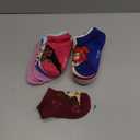 10 Pack Disney Princess Socks for Girls - Bundle with 10 Pairs of Princess Socks Kids & Stickers | Disney Apparel for Girls (Medium, Multicolor)