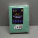 4 Pack 36 x 36 Extra Heavy Absorbency Washable Underpads, Waterproof Quick Drying Nursing Incontinence Reusable Washable Bed Pee Pads for Dogs, Diaper Changing & Adults, Green