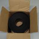 Vinyl Baseboard Molding Trim 3 Inch x 20 Feet Peel and Stick Baseboard Trim Flexible PVC Cove Base Moulding Self-Adhesive Trim for Garage Bathroom Cabinet Floor Walls, Black